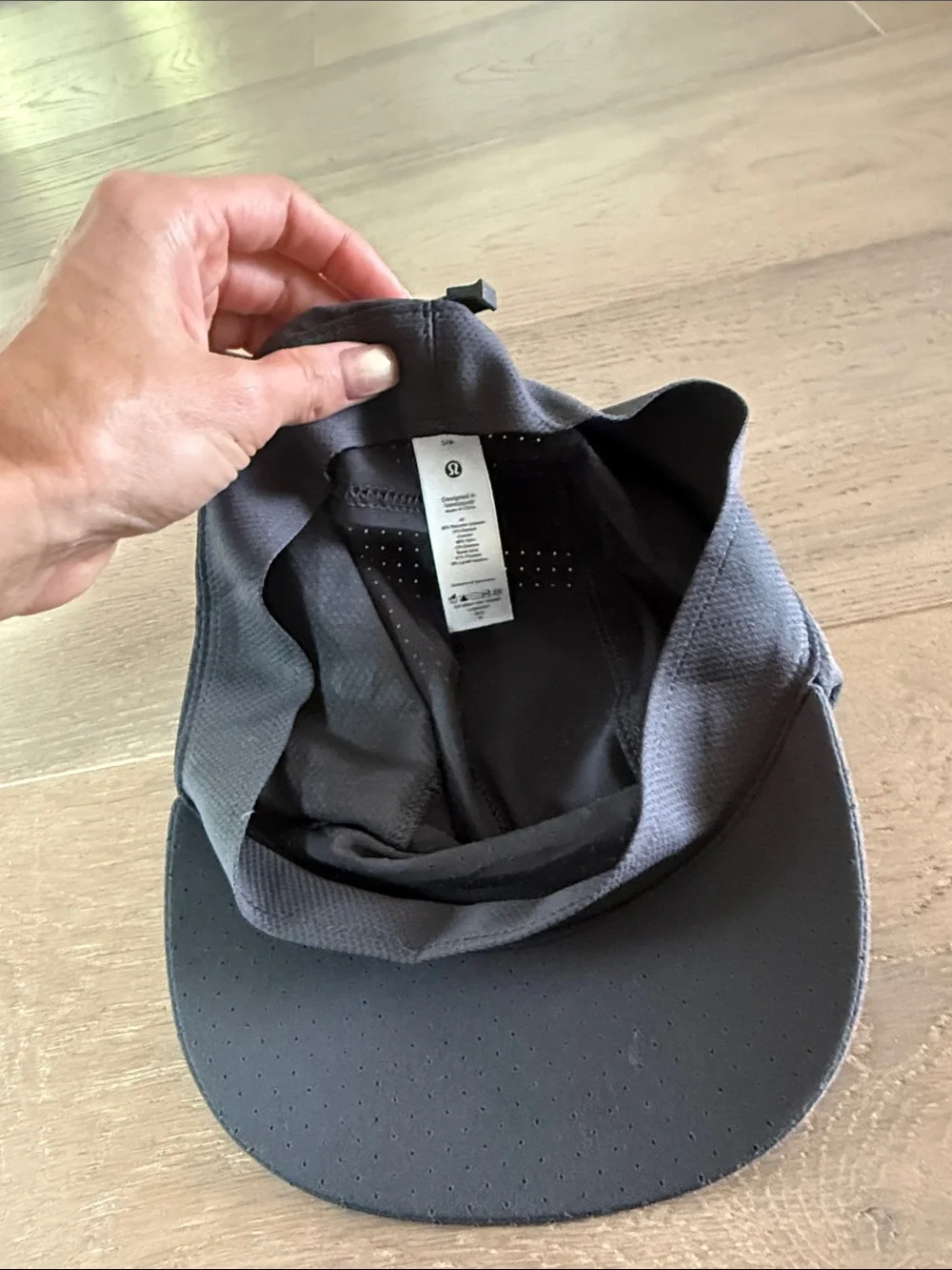 Lululemon Black Performance Cap Hat Size S/M